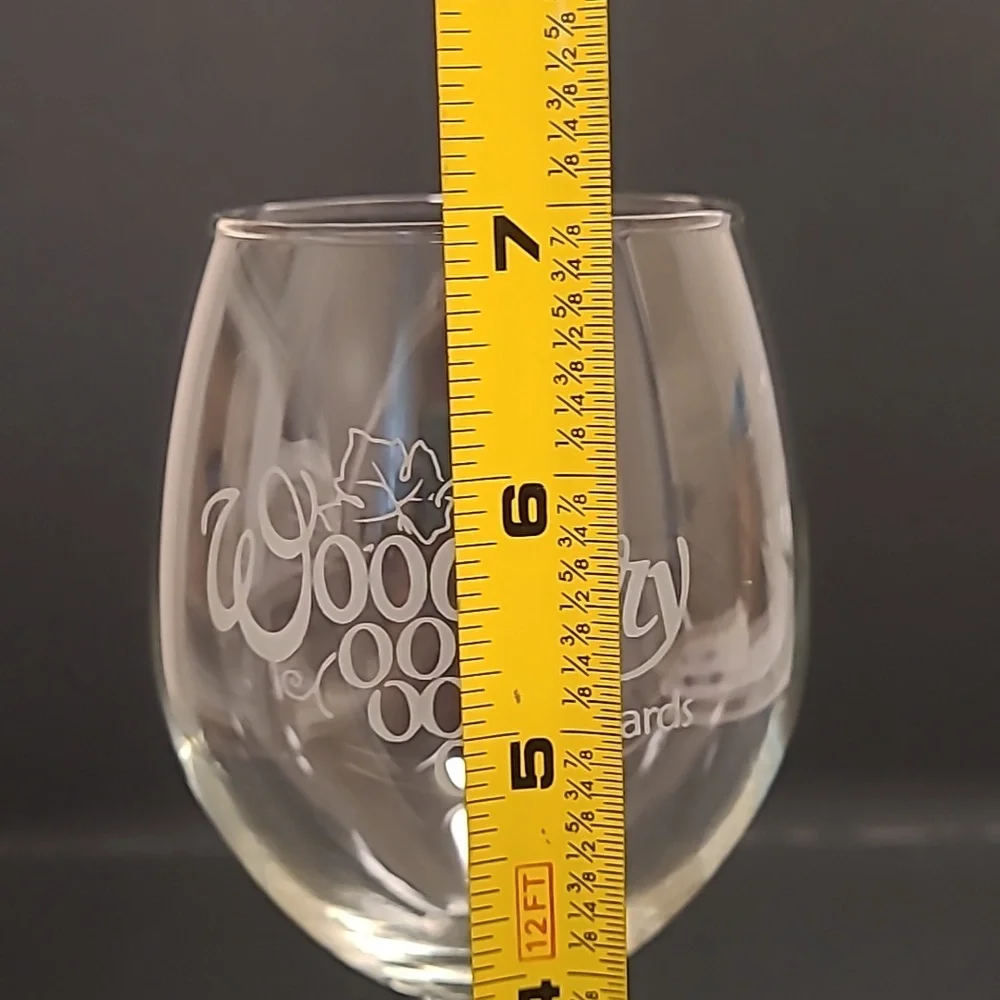 Pair of Woodbury Vineyards Wine Glasses